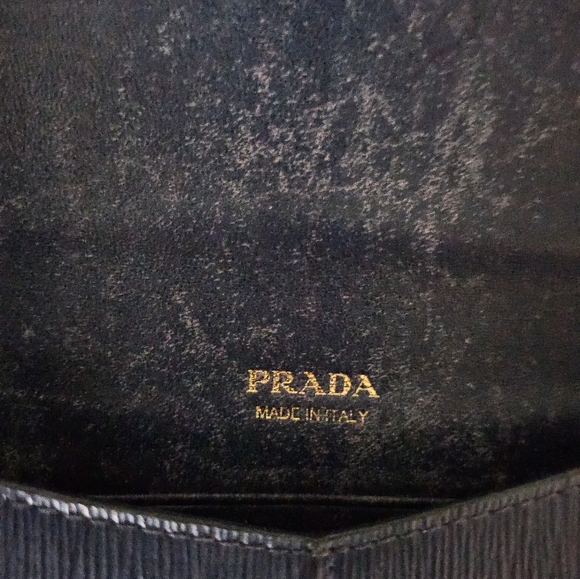 PRADA Gold Plated Limited Edition Wallet - Picture 8 of 9